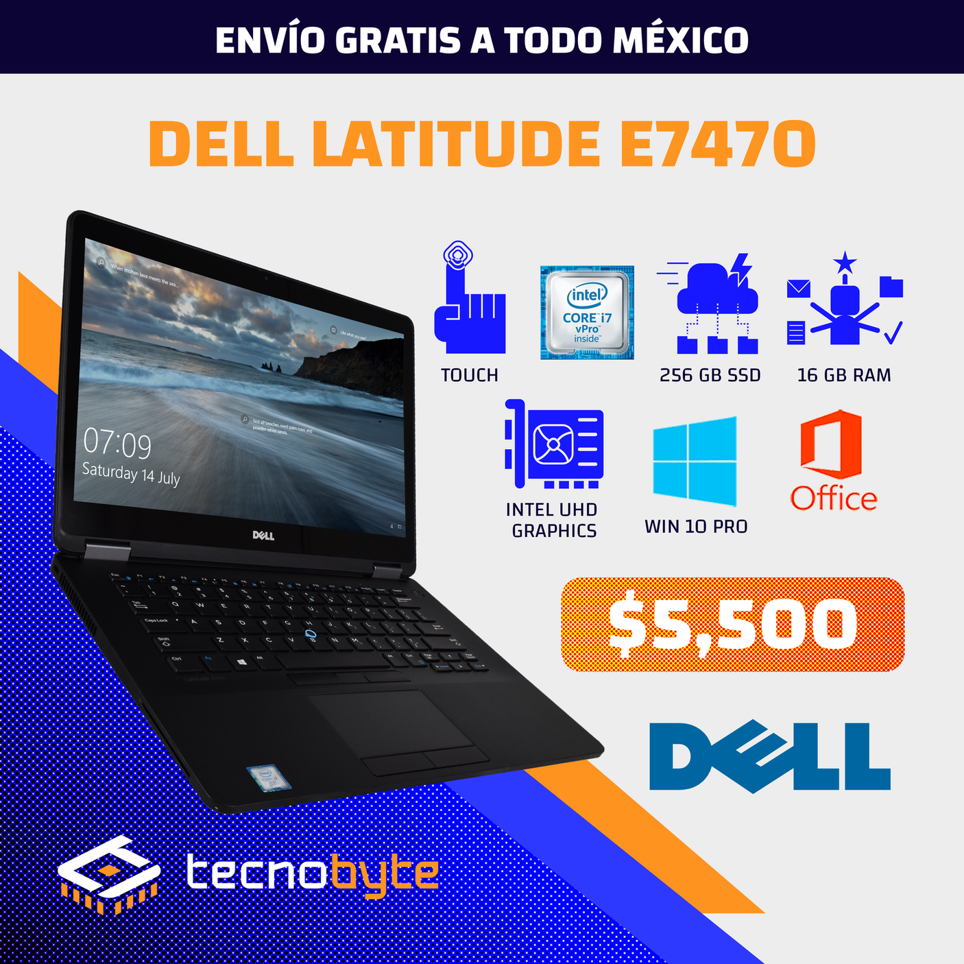 DELL LATITUDE E7470 i7 6ta 16 RAM
