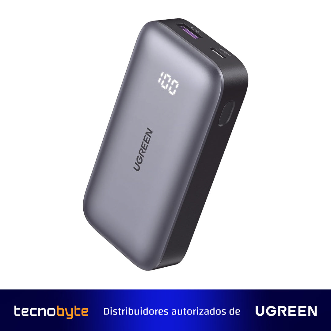 Power Bank Ugreen 10000 mAh Carga Rápida Bidireccional