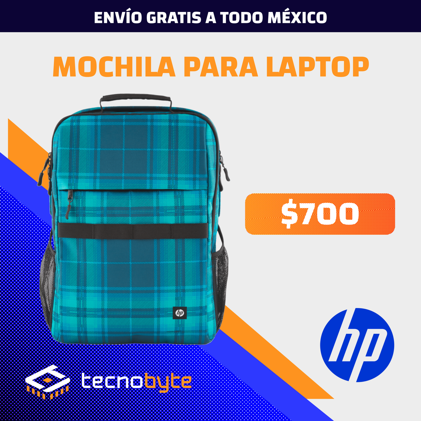 MOCHILA HP ORIGINAL PARA LAPTOP 15.6