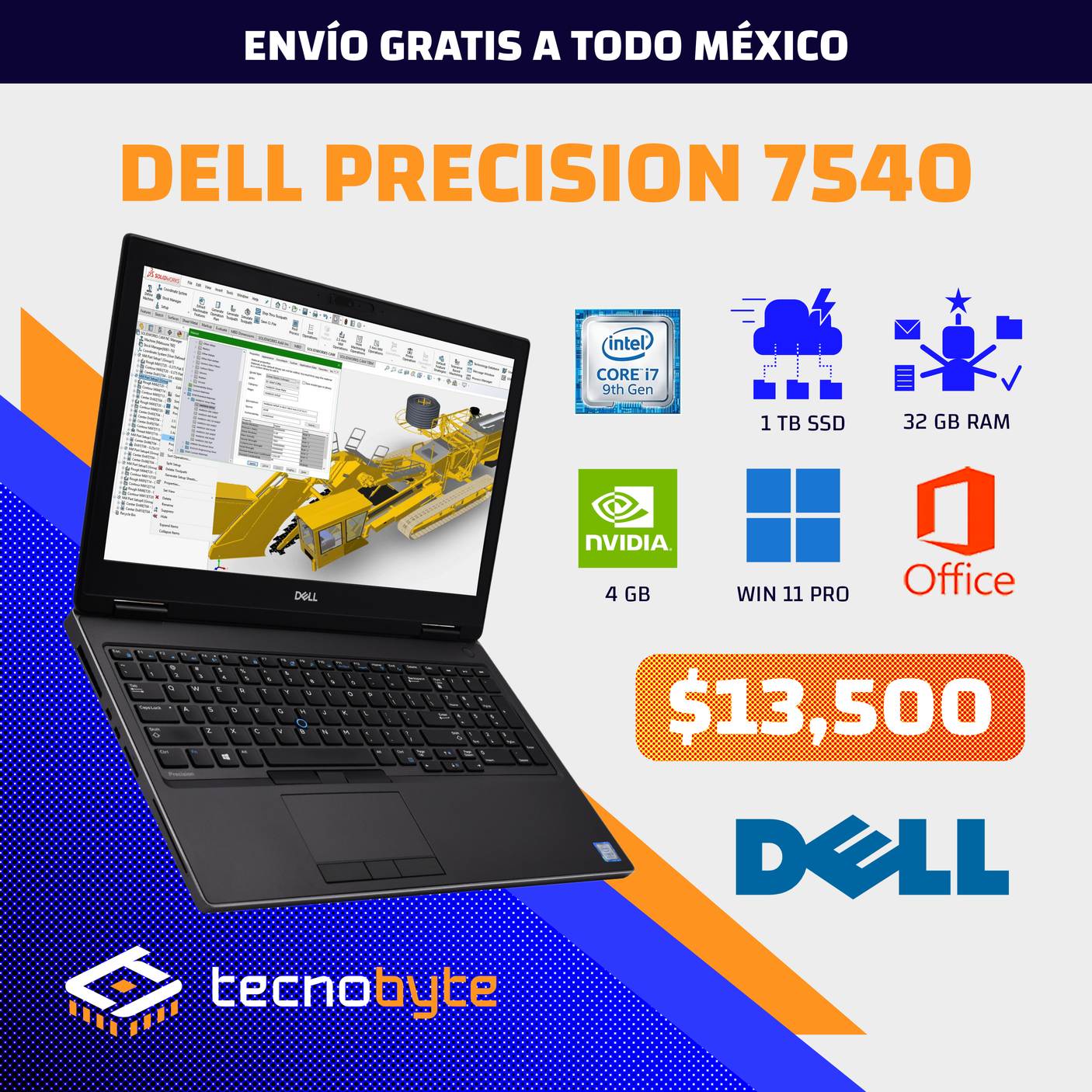 DELL PRECISION 7540 INTEL CORE i7 (9Th)
