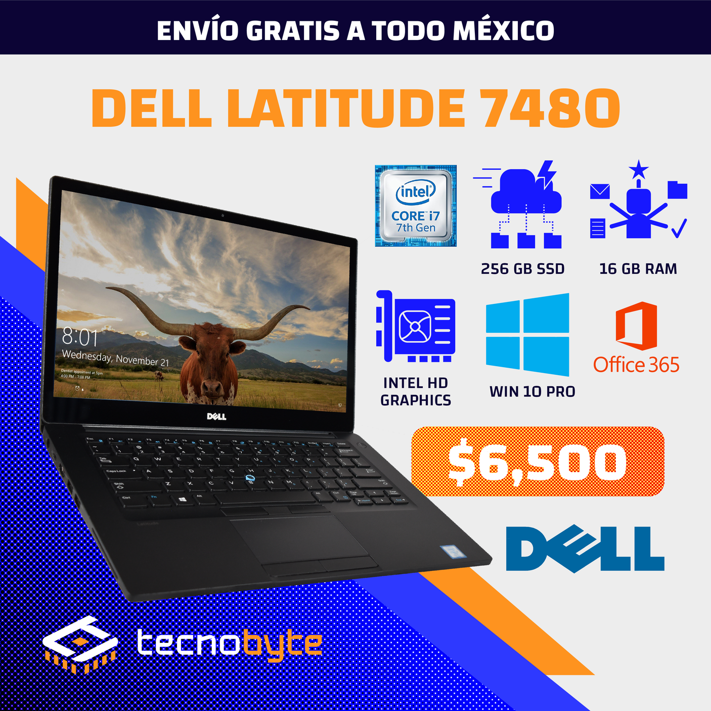 DELL LATITUDE 7480 CORE i7