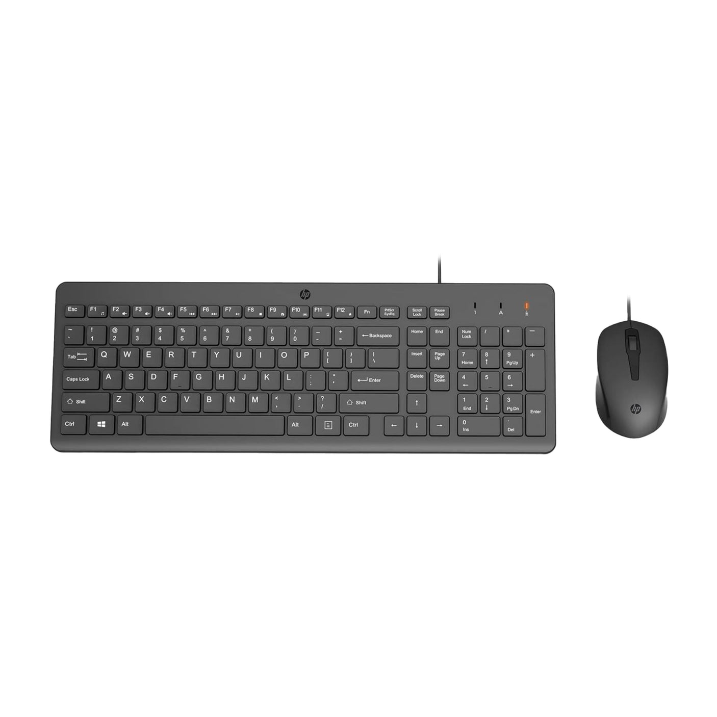 Combo Teclado y Mouse Alámbrico HP 150 USB Español Negro