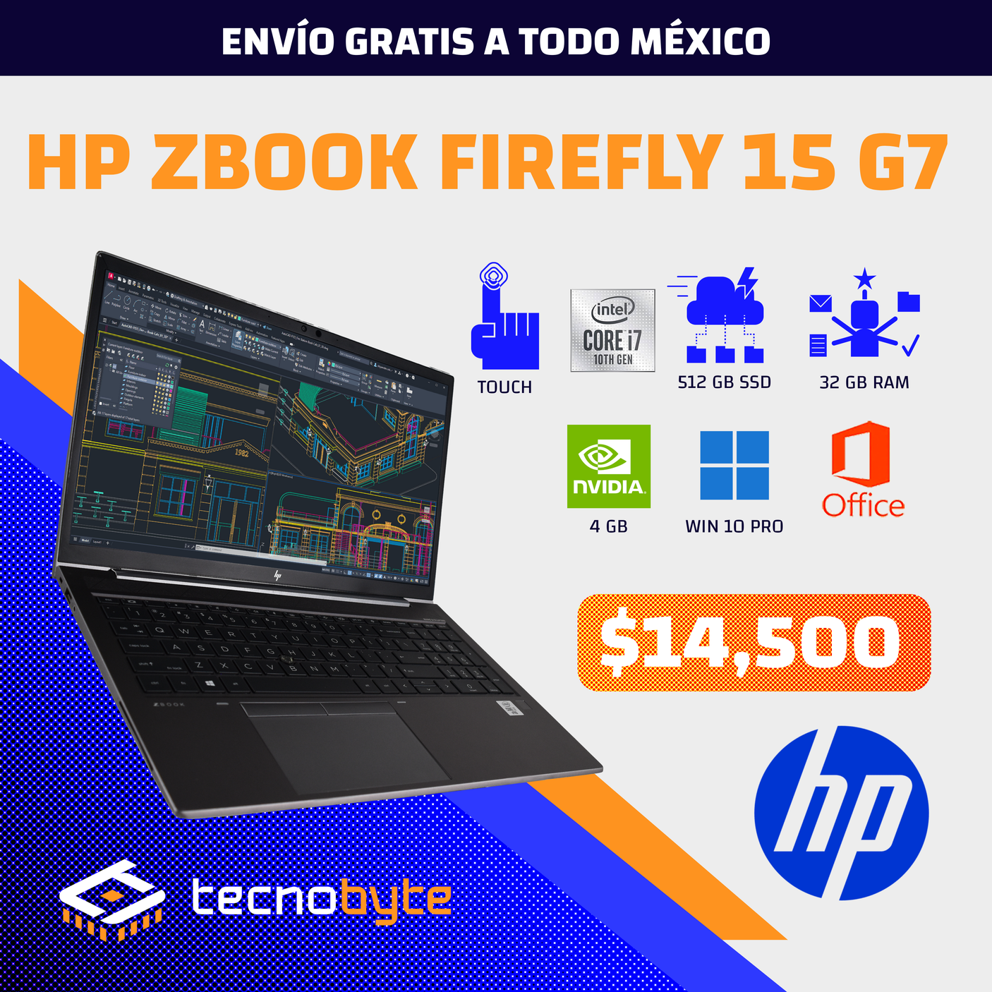 ZBOOK FIREFLY 15 G7 i7 10ma