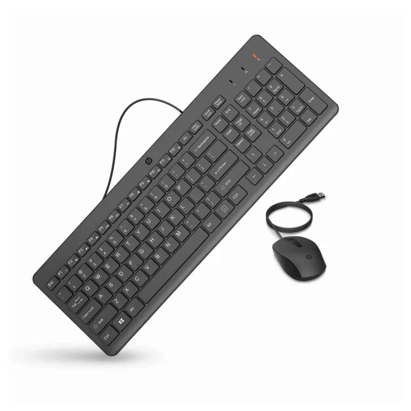 Combo Teclado y Mouse Alámbrico HP 150 USB Español Negro