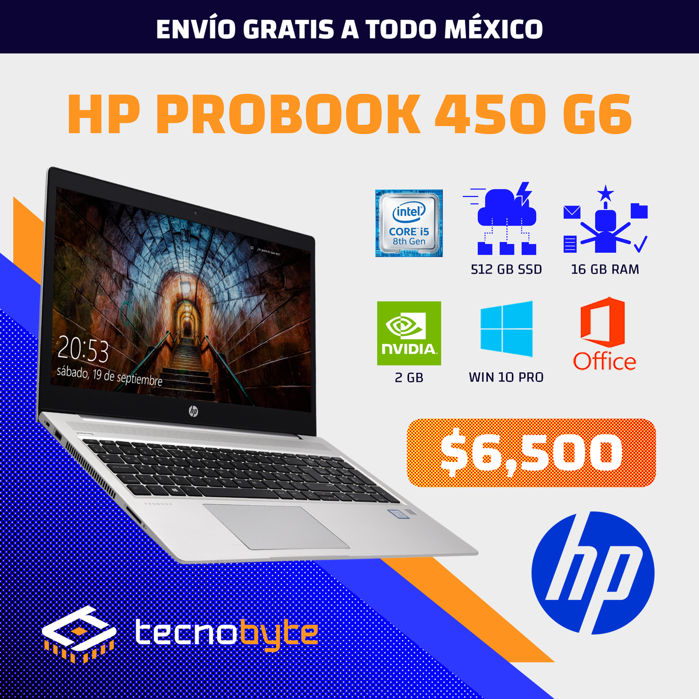 HP PROBOOK 450 G6 CORE i5