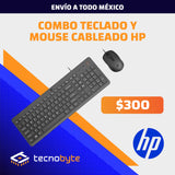 Combo Teclado y Mouse Alámbrico HP 150 USB Español Negro