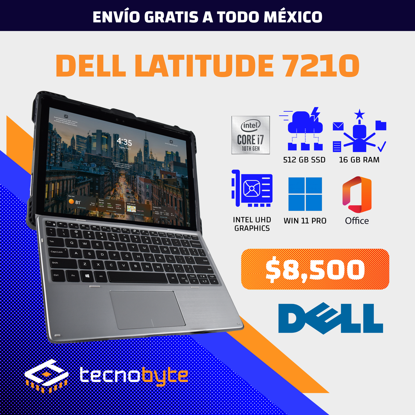 DELL LATITUDE 7210 2 EN 1