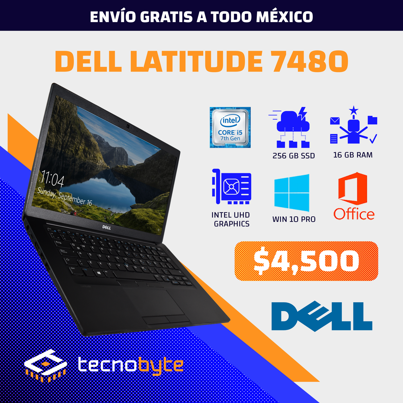 DELL LATITUDE 7480 INTEL CORE i5