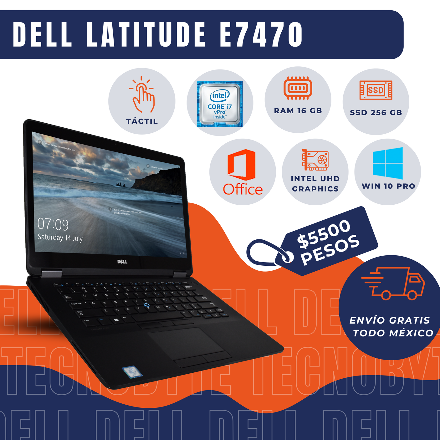 DELL LATITUDE E7470 i7 6ta 16 RAM