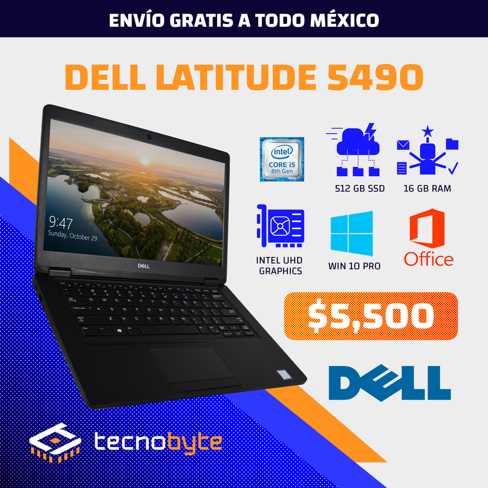 DELL LATITUDE 5490 i5 8va 16 RAM