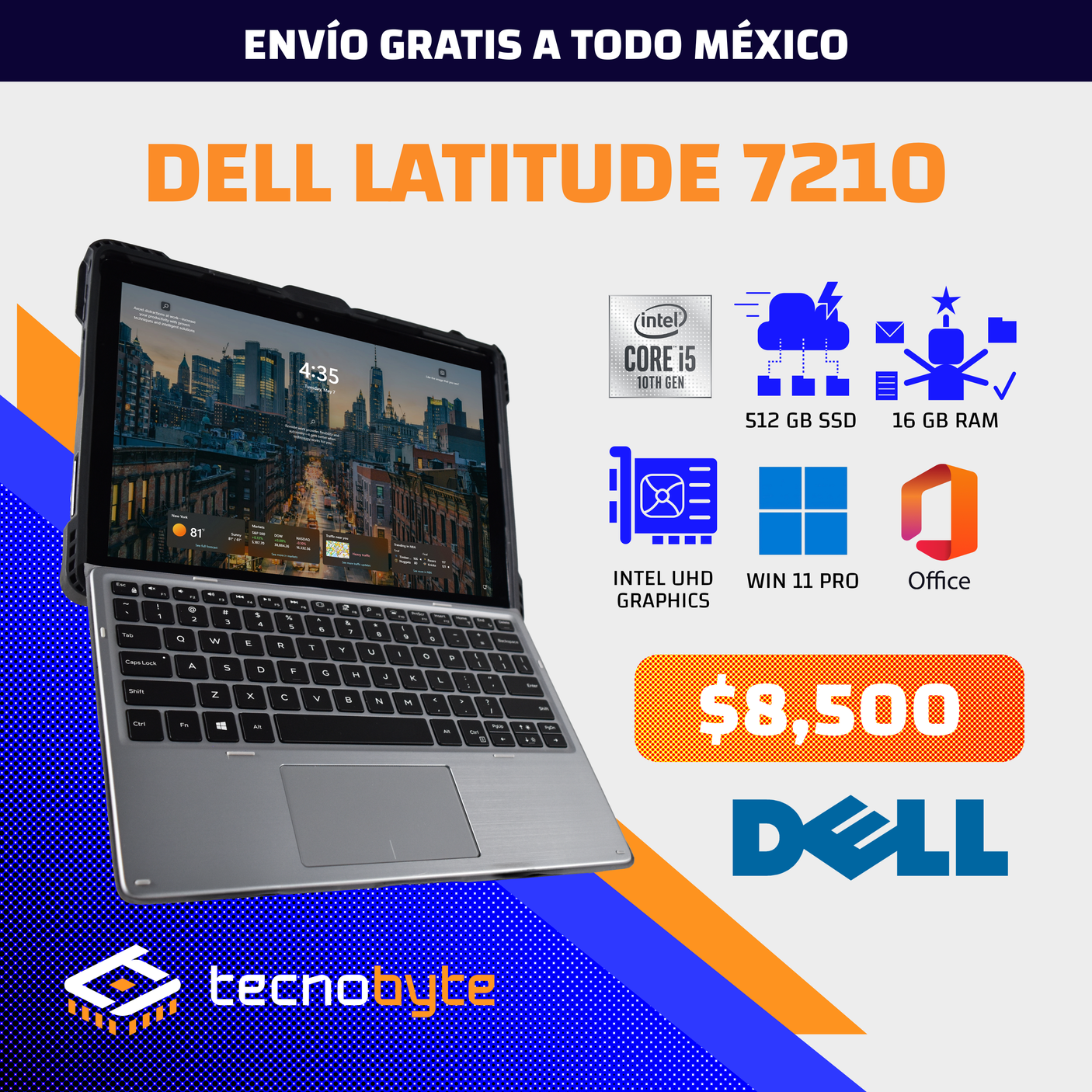 DELL LATITUDE 7210 2 EN 1