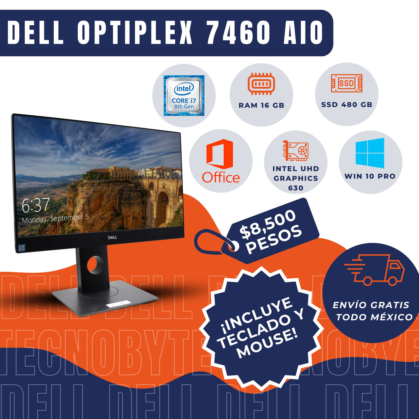 DELL OPTIPLEX 7460 AIO CORE i7
