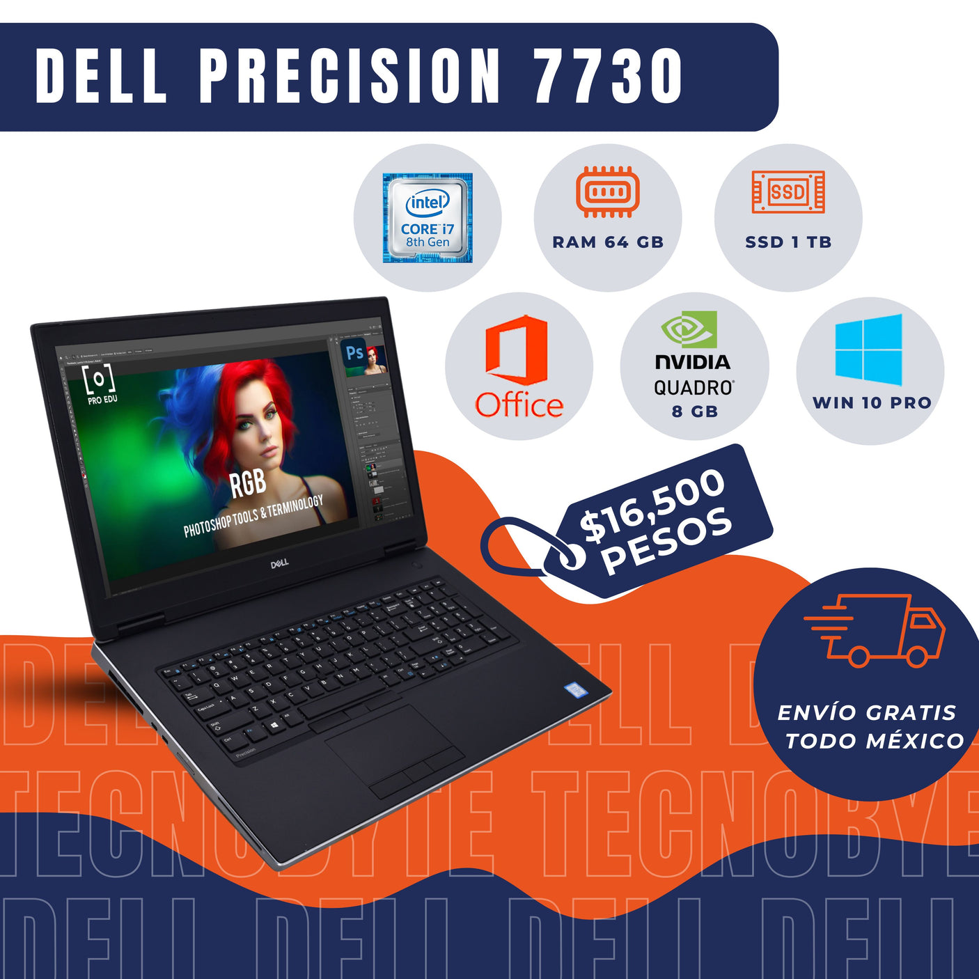 DELL PRECISION 7730 INTEL CORE I7 (8VA GEN)