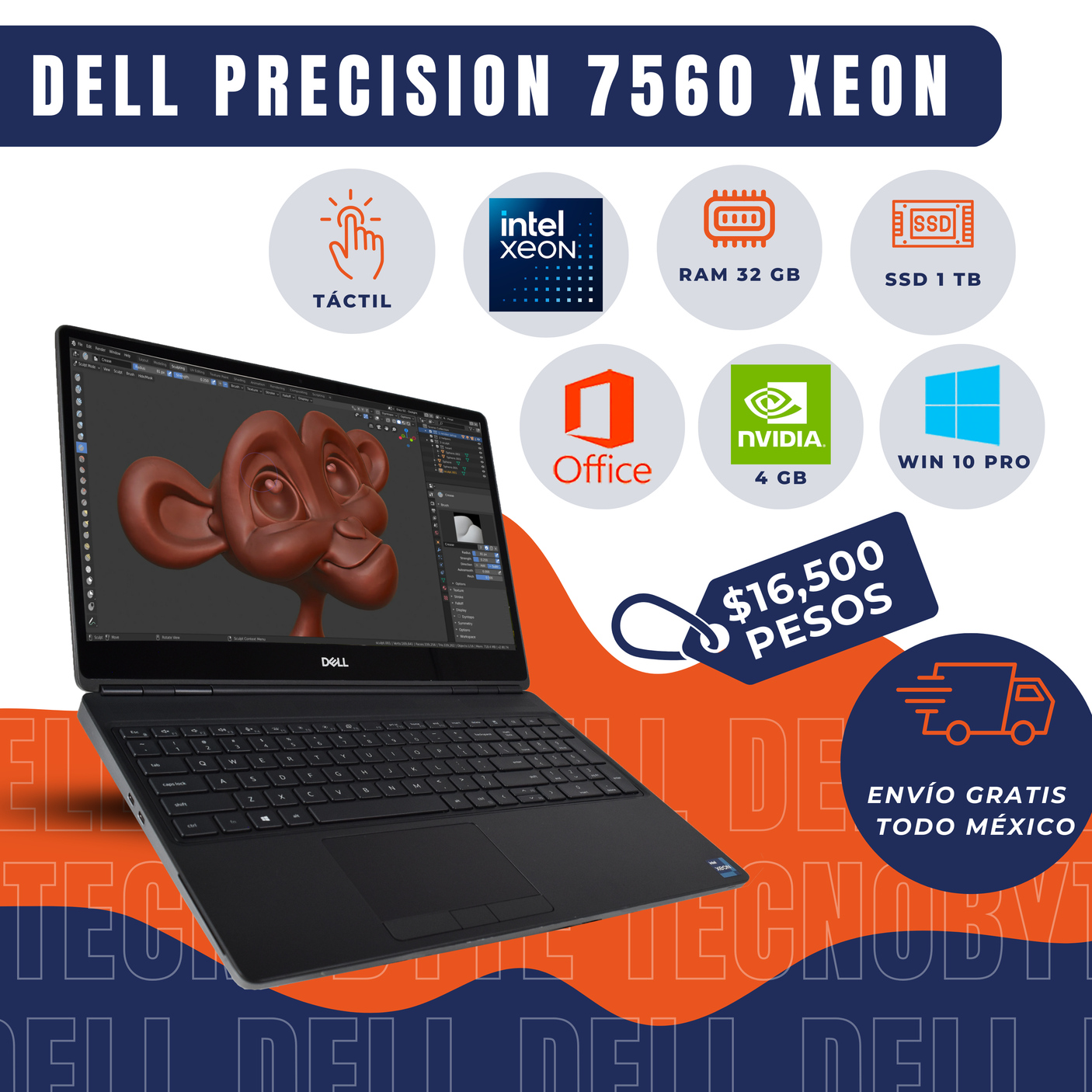 DELL PRECISION 7560 XEON 11va 4GB TV (touch)