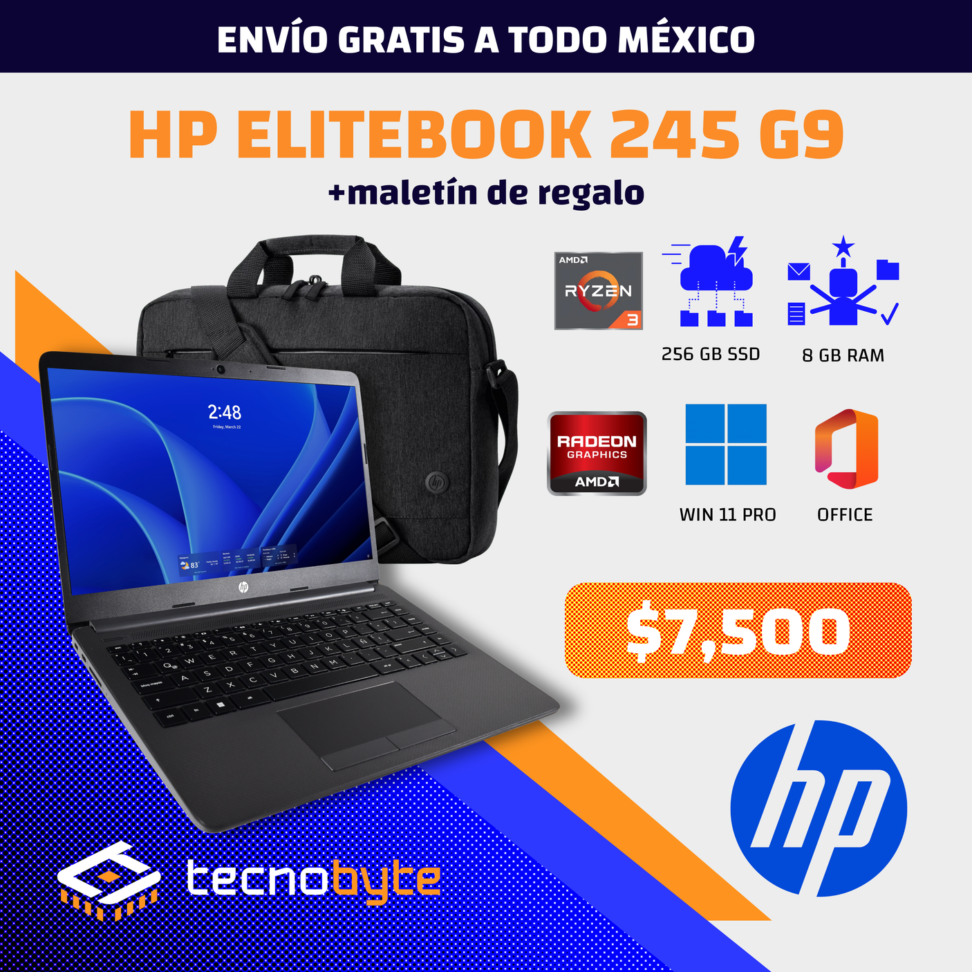 HP EliteBook 245 G9 256 GB / 512 GB