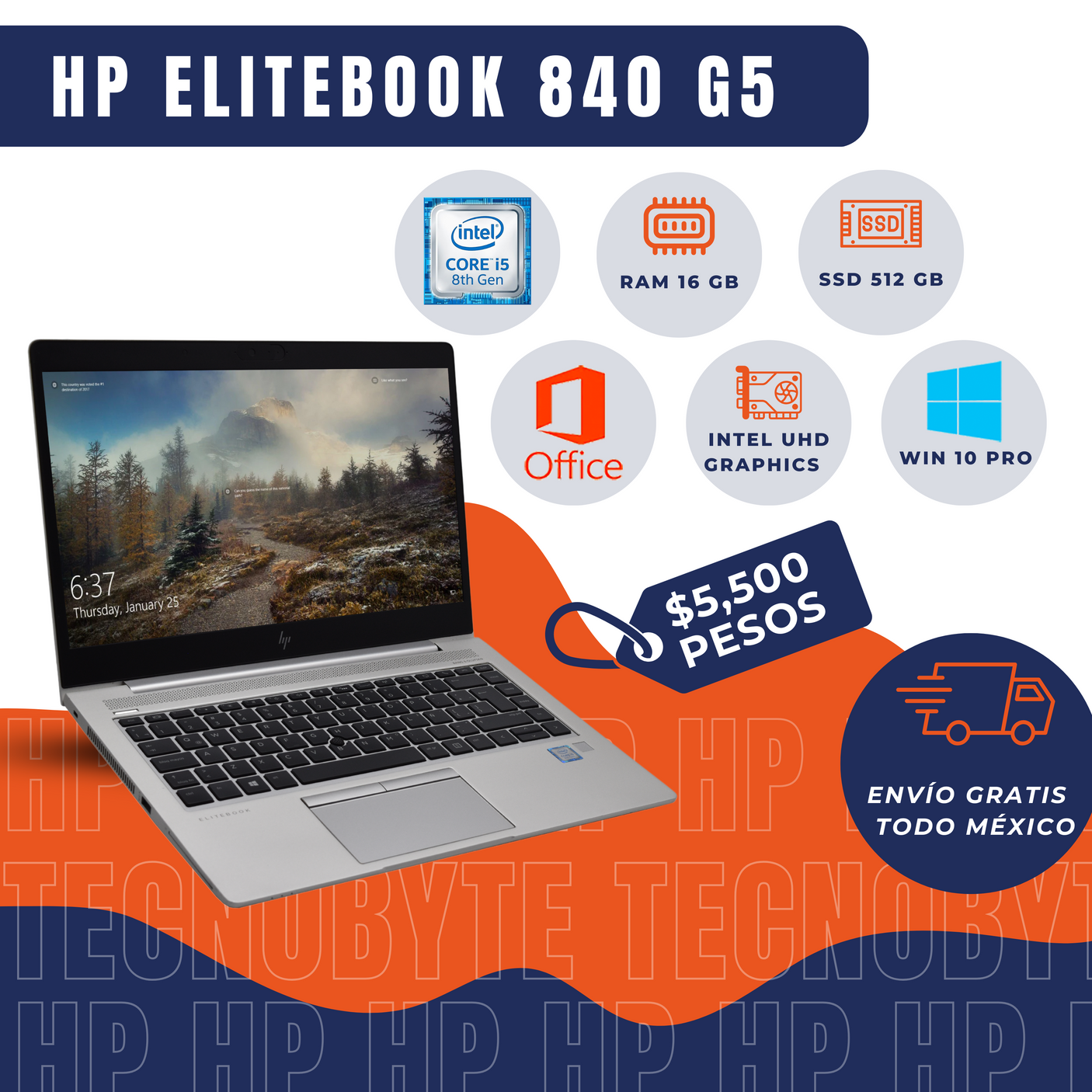 HP ELITEBOOK 840 G5 CORE i5