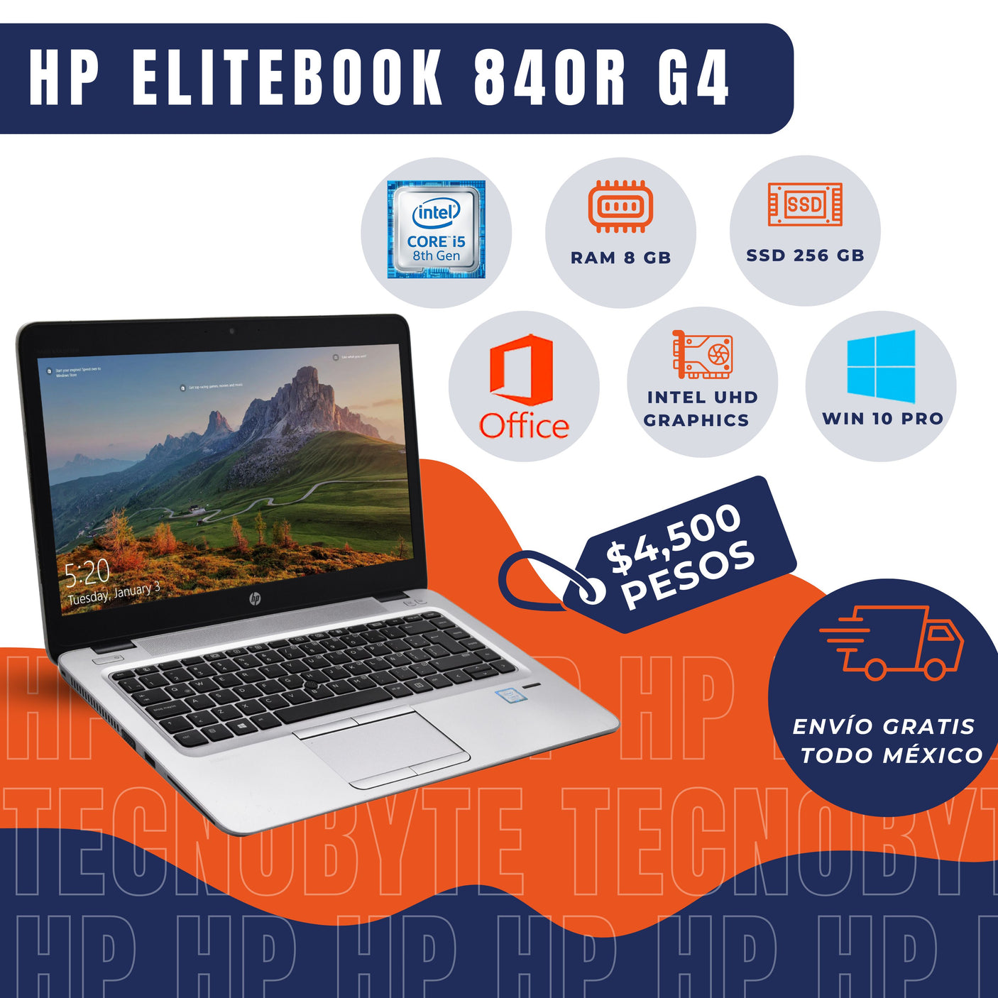 HP ELITEBOOK 840R CORE i5