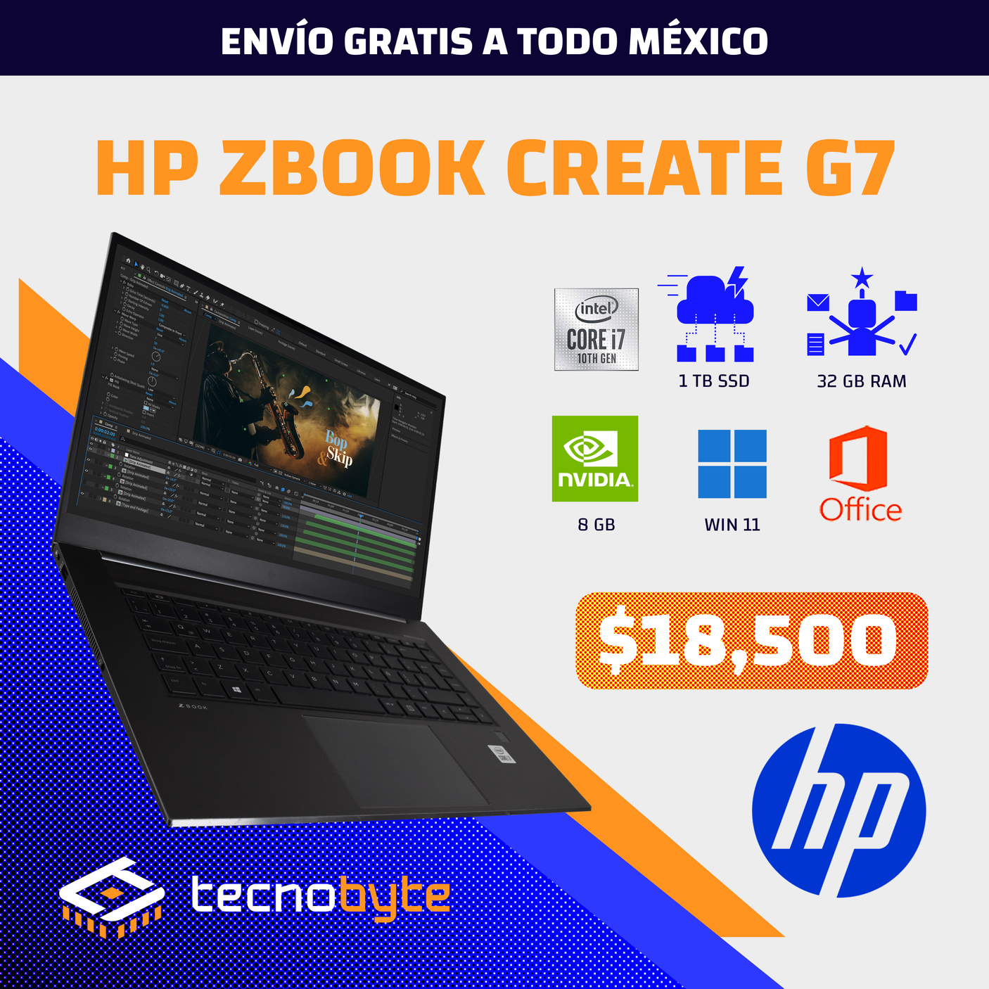 HP ZBOOK CREATE G7 i7 RTX 2070 8GB