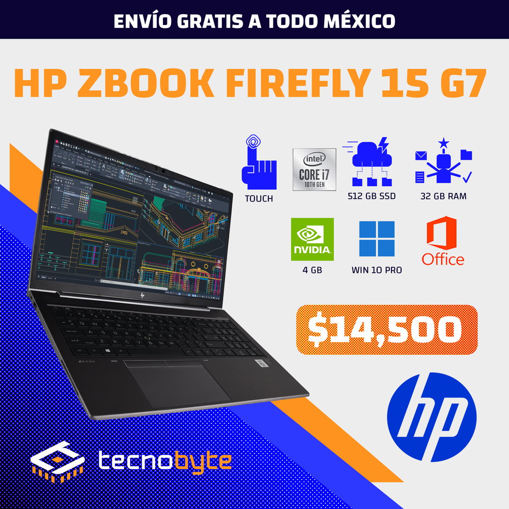 ZBOOK FIREFLY 15 G7 i7 10ma