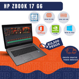 HP ZBOOK 17 G6 CORE i7 NVIDIA QUADRO 6GB