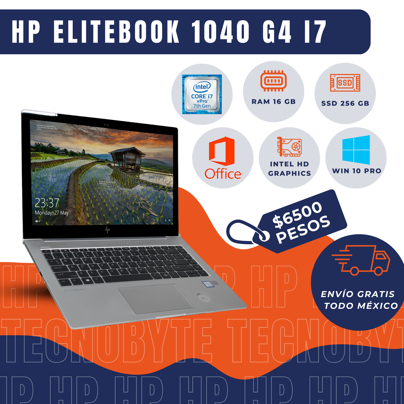 HP ELITEBOOK 1040 G4 CORE I7 TOUCH