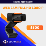 Cámara Web Full HD 1080p USB con Micrófono - PC y Laptop